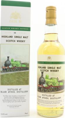 Blair Athol 2009 Ca88 The Scotch Express Series: Highland Railway 10yo ex bourbon 53.8% 700ml