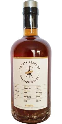Mackmyra Cherry Cask Finish Twenty Years of Swedish Whisky #15452 47% 500ml