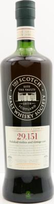 Laphroaig 1989 SMWS 29.151 Polished violins and vintage cars 24yo Refill Ex-Sherry Butt 50.8% 700ml