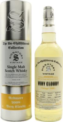 Ardmore 2008 SV The Un-Chillfiltered Collection Very Cloudy Bourbon Barrels 800158 + 800159 40% 700ml
