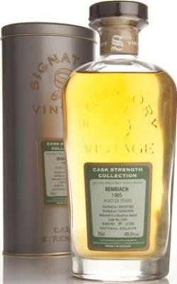 BenRiach 1985 SV Cask Strength Collection Bourbon Barrel #5501 49% 700ml