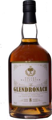 Glendronach 8yo JW Whiskymanufaktur Bourbon + Sherry Cask 43% 700ml