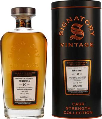 Benrinnes 2012 SV Cask Strength Collection Dechar Rechar Bourbon Hogshead 58% 700ml