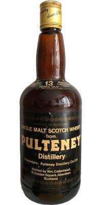 Old Pulteney 1969 CA Dumpy Brown Bottle 46% 750ml