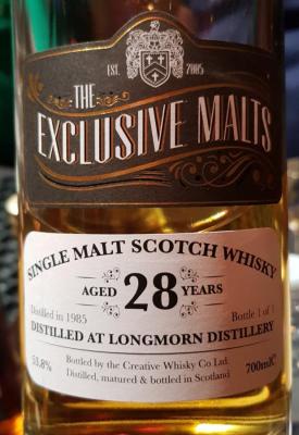 Longmorn 1985 CWC The Exclusive Malts 53.8% 700ml