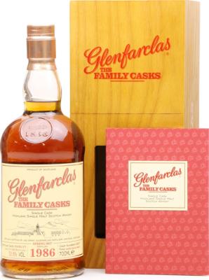 Glenfarclas 1986 The Family Casks Release Sp17 Refill Sherry Butt #3447 52.8% 700ml