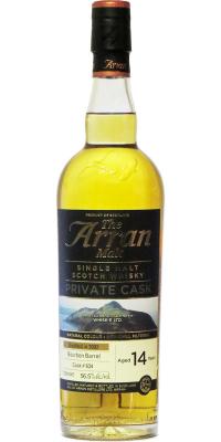 Arran 2002 Private Cask Bourbon Barrel #634 Whisk-e Ltd 56.5% 700ml