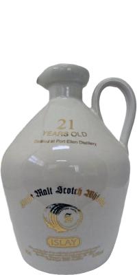 Port Ellen 21yo SV White ceramic jug 43% 700ml