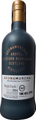 Ardnamurchan 2014 Time Well Spent Marloe Watch Company 53.4% 700ml