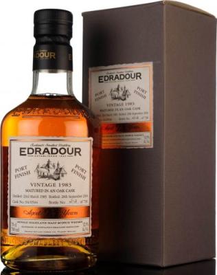 Edradour 1983 Vintage Port Finish 04/0544 52.9% 700ml