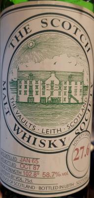 Springbank 1965 SMWS 27.6 27.6 58.7% 750ml