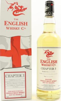 The English Whisky Chapter 3 1st Fill American Bourbon 46% 700ml