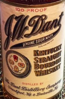 J.W. Dant 1977 Bottled in Bond New American Oak Barrels 50% 750ml