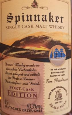 Spinnaker 2014 Port-Cask Edition Port 43.3% 500ml