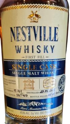 Nestville 2016 Single Cask Virgin Oak 45% 700ml