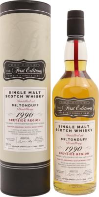 Miltonduff 1990 ED The 1st Editions 29yo Refill Hogshead HL 16248 57.2% 700ml