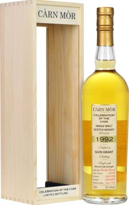 Glen Grant 1992 MMcK Carn Mor Celebration of the Cask Bourbon Barrel #130834 47.3% 700ml