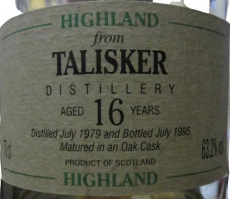 Talisker 1979 CA 63.2% 700ml