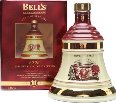 Bell's 8yo Christmas 1996 Decanter Limited Edition 40% 700ml