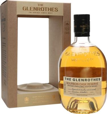 Glenrothes Bourbon Cask Reserve Speyside Single Malt Scotch Whisky American Oak ex-Bourbon Casks 40% 750ml