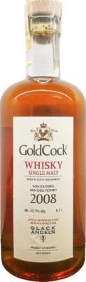 Gold Cock 2008 L220618 Black Angel's Bar 42.7% 700ml