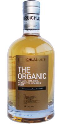 Bruichladdich The Organic MID Coul Coulmore Mains of Tullibardine Farms American Oak Casks 46% 700ml