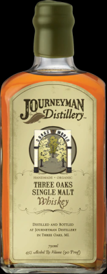 Journeyman Distillery Three Oaks Single Malt 45% 750ml