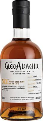 Glenallachie 1990 50th Anniversary Bottling Sherry Butt #2515 44.9% 500ml