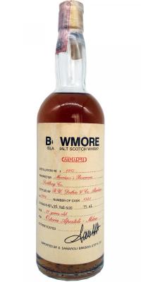 Bowmore 1964 RWD Osteria Apostoli #1541 51.5% 750ml