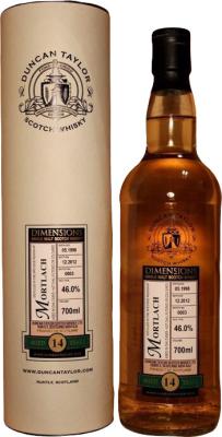 Mortlach 1998 DT Dimensions Batch No.3 14yo 46% 700ml