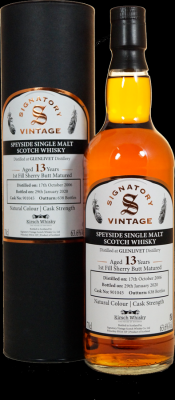 Glenlivet 2006 SV Natural Colour Cask Strength 13yo 1st Fill Sherry Butt #901045 Kirsch Whisky 63.6% 700ml
