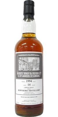 Bowmore 1994 BR #1699 Whisk-e Ltd 53.7% 700ml