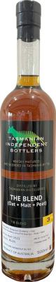 Tasmanian Independent Bottlers The Blend 3 TmIB Oat + Malt + Peat Belgrove -Oats Adams 2nd Fill Sherry 46.8% 500ml