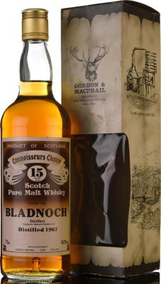 Bladnoch 1967 GM Connoisseurs Choice 40% 750ml