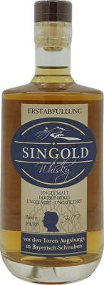 Sin-Gold 2018 Erstabfullung Bourbon & Tawny Port Erstausgabe destilliert in Wehringen 51.2% 500ml