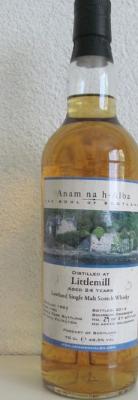 Littlemill 1989 ANHA The Soul of Scotland Bourbon Cask 48.5% 700ml