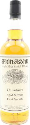 Springbank 1993 Private Bottling Fresh Sherry Cask #409 Florentine 49% 700ml