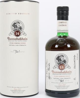 Bunnahabhain 14yo Feis Ile 2006 Pedro Ximenez Finish 52.6% 700ml