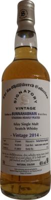 Bunnahabhain 2014 SV Staoisha The Un-Chillfiltered Collection Cask 10689 + 10691 + 10692 + 10694 46% 700ml