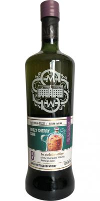 Glencadam 2012 SMWS 82.32 Boozy cherry cake First Fill Bourbon Hogshead Highland Whisky Festival 2021 63% 700ml