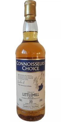 Littlemill 1991 GM Connoisseurs Choice Refill Bourbon Barrels Classic Wine Imports INC 43% 750ml