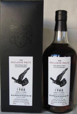 Bunnahabhain 1988 CWC The Exclusive Malts Sherry Butt #2796 52.7% 700ml