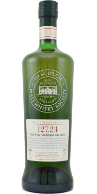 Port Charlotte 2003 SMWS 127.24 Light blue touchpaper and retire Refill Ex-bourbon Barrel 66% 750ml