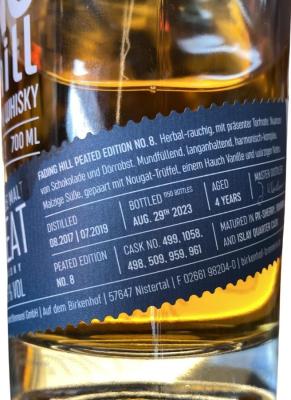 Fading Hill 2019 Birkenhof Master Edition PX Sherry,- Bourbon,- Islay Quarter Cask 46% 700ml