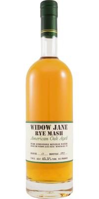 Widow Jane Rye Mash American Oak Aged Batch 17 45.5% 700ml