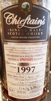 Mortlach 1997 IM #5245 80th Anniversary 58.6% 700ml