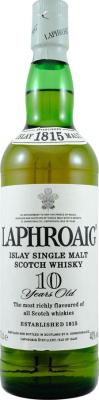 Laphroaig 10yo Single Islay Malt Scotch Whisky 40% 700ml