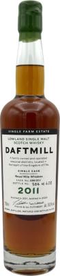 Daftmill 2011 Royal Mile Whiskies Cask No.096/2011 13yo 59.3% 700ml
