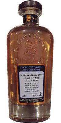 Bunnahabhain 1997 SV Cask Strength Collection Heavily Peated #5515 52% 700ml