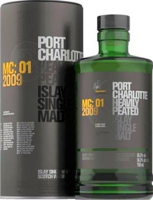 Port Charlotte Mc: 01 2009 Oak Cask Marsala Cask 56.3% 700ml